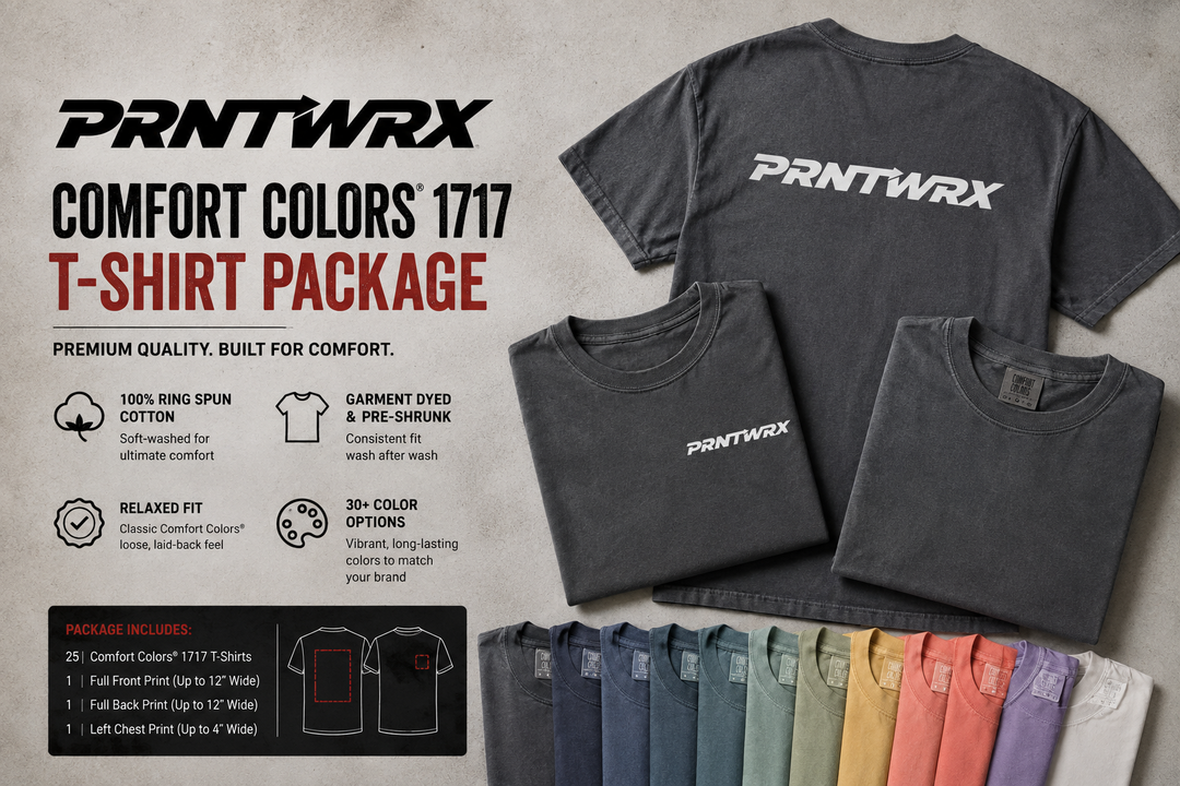 Comfort Colors 1717 T- 50 Shirt Packages