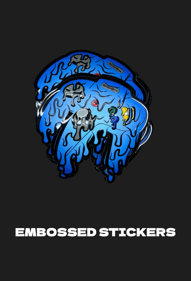EMBOSSED STICKERS