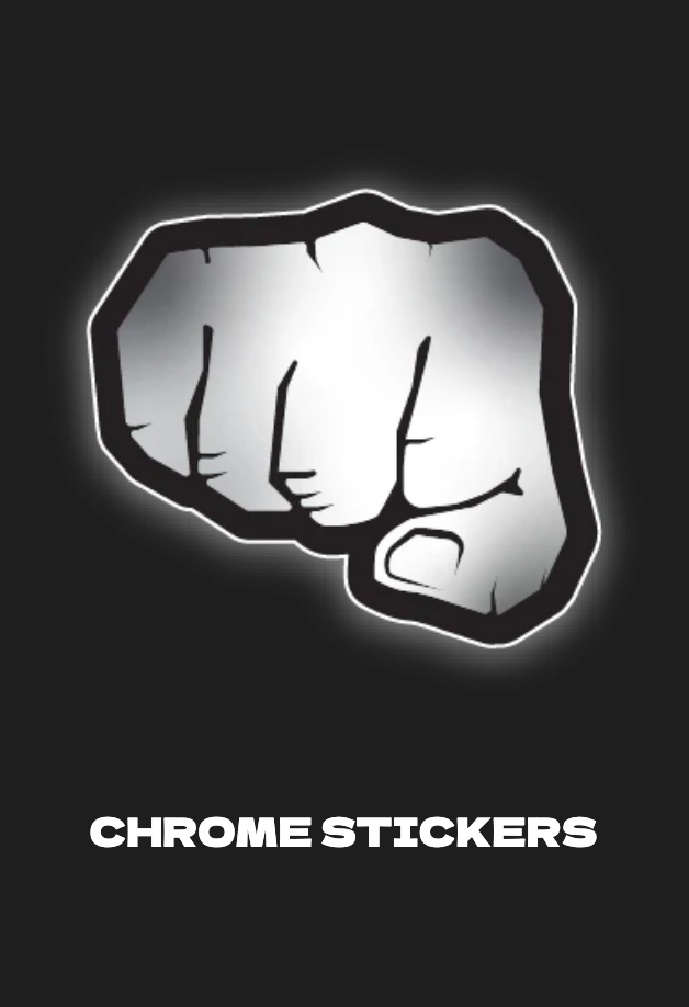 CHROME STICKERS